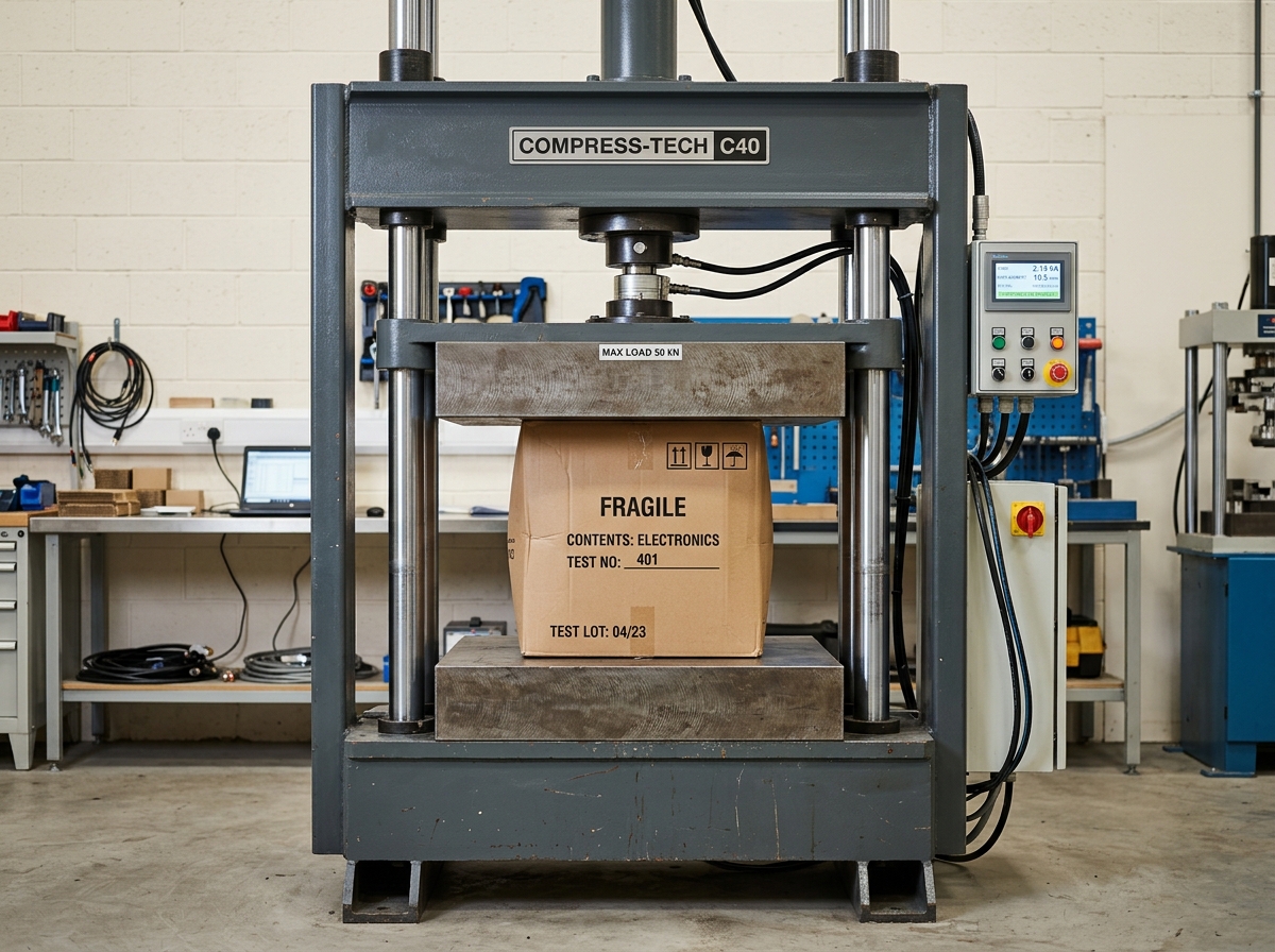 Industrial Box Compression & Stacking Strength Tester