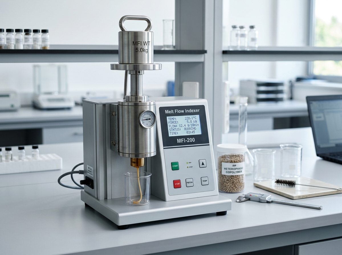 Precision Modular Melt Flow Indexer (MFR / MVR)