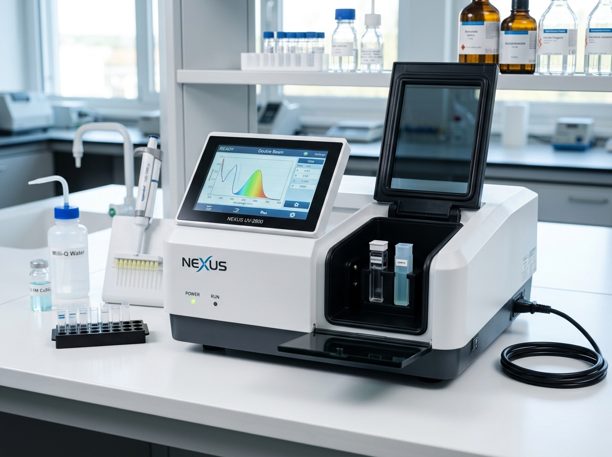 Double-Beam UV-Vis Precision Analytical Spectrophotometer